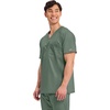 image:imageCherokee WW Revolution Scrub for Mens Tuckable VNeck Top 1 Chest PocketOlive