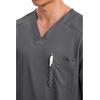 image:imageCherokee WW Revolution Scrub for Mens Tuckable VNeck Top 1 Chest PocketPewter