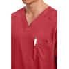 image:imageCherokee WW Revolution Scrub for Mens Tuckable VNeck Top 1 Chest PocketRed