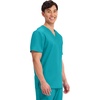 image:imageCherokee WW Revolution Scrub for Mens Tuckable VNeck Top 1 Chest PocketTeal Blue