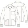 image:imageCherokee WW Revolution Scrubs Jacket for Men Zip Front 5 PocketsRoyal