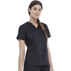image:imageCherokee WW Revolution Scrubs for Women V Neck 2 Pockets Modern ClassicBlack