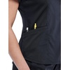 image:imageCherokee WW Revolution Scrubs for Women V Neck 2 Pockets Modern ClassicBlack