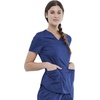 image:imageCherokee WW Revolution Scrubs for Women V Neck 2 Pockets Modern ClassicNavy