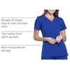 image:imageCherokee Womens Medical Scrub Top Iflex VNeck Knit Panel Top CK605Galaxy Blue