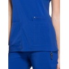 image:imageCherokee Womens Medical Scrub Top Iflex VNeck Knit Panel Top CK605Galaxy Blue