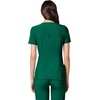 image:imageCherokee Womens Medical Scrub Top Iflex VNeck Knit Panel Top CK605Hunter Green