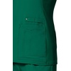 image:imageCherokee Womens Medical Scrub Top Iflex VNeck Knit Panel Top CK605Hunter Green