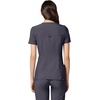 image:imageCherokee Womens Medical Scrub Top Iflex VNeck Knit Panel Top CK605Pewter