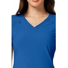 image:imageCherokee Womens Medical Scrub Top Iflex VNeck Knit Panel Top CK605Royal