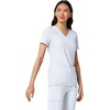 image:imageCherokee Womens Medical Scrub Top Iflex VNeck Knit Panel Top CK605White