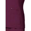 image:imageCherokee Womens Medical Scrub Top Iflex VNeck Knit Panel Top CK605Wine