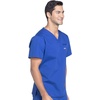 image:imageCherokee Workwear Professionals VNeck Scrub Tops for Men Chest PocketGalaxy Blue