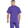 image:imageCherokee Workwear Professionals VNeck Scrub Tops for Men Chest PocketGrape