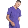 image:imageCherokee Workwear Professionals VNeck Scrub Tops for Men Chest PocketGrape