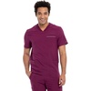image:imageCherokee iFlex Men Scrubs Top VNeck CK661Wine