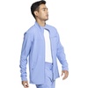 image:imageInfinity Mens Zip Front Jacket Modern Fit RibKnit Panels with 3 Pockets and Knit Sleeve Panel CK332ACiel