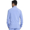 image:imageInfinity Mens Zip Front Jacket Modern Fit RibKnit Panels with 3 Pockets and Knit Sleeve Panel CK332ACiel