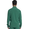 image:imageInfinity Mens Zip Front Jacket Modern Fit RibKnit Panels with 3 Pockets and Knit Sleeve Panel CK332AHunter Green