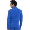 image:imageInfinity Mens Zip Front Jacket Modern Fit RibKnit Panels with 3 Pockets and Knit Sleeve Panel CK332ARoyal