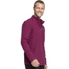 image:imageInfinity Mens Zip Front Jacket Modern Fit RibKnit Panels with 3 Pockets and Knit Sleeve Panel CK332AWine