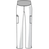image:imageMaternity Scrub Pants for Women Workwear Professionals Soft Stretch WW220Khaki