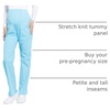 image:imageMaternity Scrub Pants for Women Workwear Professionals Soft Stretch WW220Turquoise