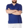 image:imageCherokee Core Stretch Scrubs for Men Tuckable V Neck Scrub TopGalaxy Blue