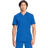 image:imageCherokee Infinity Mens Scrubs Top VNeck Modern Fit 2 Pocket 360 StretchRoyal