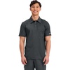 image:imageCherokee Revolution Scrubs for Men Polo Nursing Scrub Top Chest PocketBlack