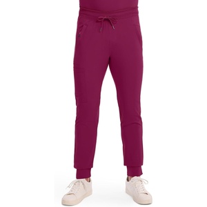 image:imageCherokee Infinity Jogger Scrub Pants for Mens Mid Rise 360 StretchWine