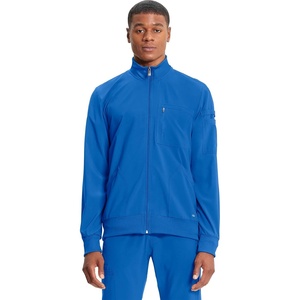 image:imageCherokee Infinity Scrub Jacket for Men Zip Front WarmUp 5 PocketsRoyal