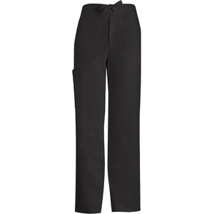 image:imageCherokee Luxe Men Scrubs Pant Fly Front Drawstring Cargo 1022Black