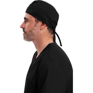 image:imageCherokee Men and Women Scrub Cap with Adjustable Elastic TieBack Lightweight Breathable NoSlip Unisex Surgical Cap  2506Black