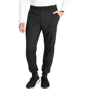 image:imageCherokee Mens Jogger Modern fit midRise Pullon Bottoms with 6 Pockets and Elastic Waistband WW251Black