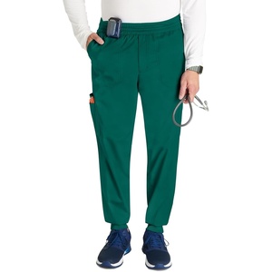 image:imageCherokee Mens Jogger Modern fit midRise Pullon Bottoms with 6 Pockets and Elastic Waistband WW251Hunter Green