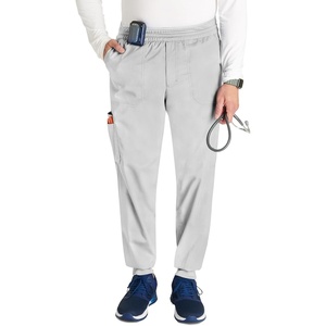 image:imageCherokee Mens Jogger Modern fit midRise Pullon Bottoms with 6 Pockets and Elastic Waistband WW251White