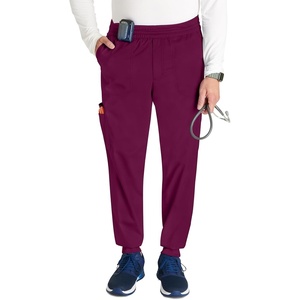 image:imageCherokee Mens Jogger Modern fit midRise Pullon Bottoms with 6 Pockets and Elastic Waistband WW251Wine