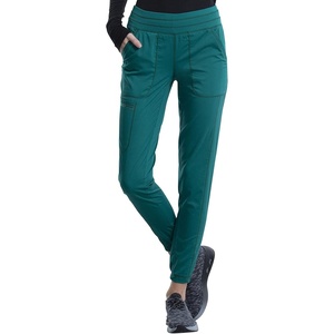 image:imageCherokee Revolution Scrub Pants for Women Jogger with Elastic WaistHunter Green