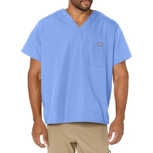 image:imageCherokee VNeck Mens Scrub Top with Chest Pocket Durable Fade Resistant and Easy CareCeil
