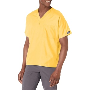 image:imageCherokee VNeck Mens Scrub Top with Chest Pocket Durable Fade Resistant and Easy CareDandelion