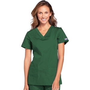 image:imageCherokee WW Originals Womens VNeck Scrub Top Nurse Shirt with 3 PocketsHunter