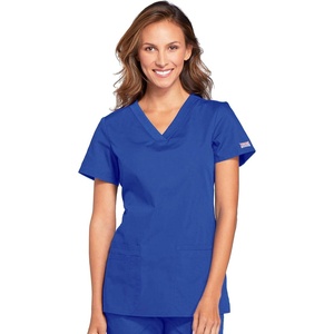 image:imageCherokee WW Originals Womens VNeck Scrub Top Nurse Shirt with 3 PocketsRoyal