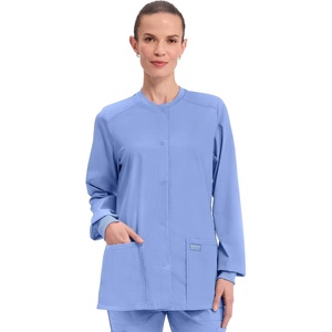image:imageCherokee WW Professionals Scrub Jacket for Women Snap FrontCiel