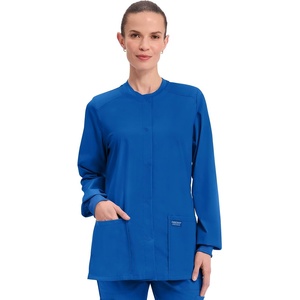 image:imageCherokee WW Professionals Scrub Jacket for Women Snap FrontRoyal
