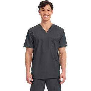 image:imageCherokee WW Revolution Scrub for Mens Tuckable VNeck Top 1 Chest PocketBlack