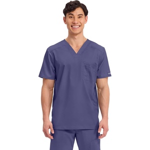image:imageCherokee WW Revolution Scrub for Mens Tuckable VNeck Top 1 Chest PocketGrape