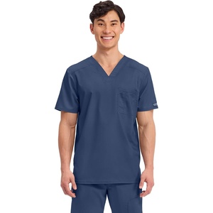 image:imageCherokee WW Revolution Scrub for Mens Tuckable VNeck Top 1 Chest PocketNavy