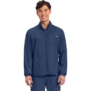 image:imageCherokee WW Revolution Scrubs Jacket for Men Zip Front 5 PocketsNavy