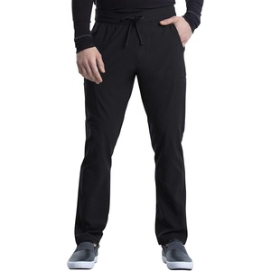 image:imageCherokee iFlex Men Scrubs Pant Tapered Leg Drawstring Cargo CK006Black
